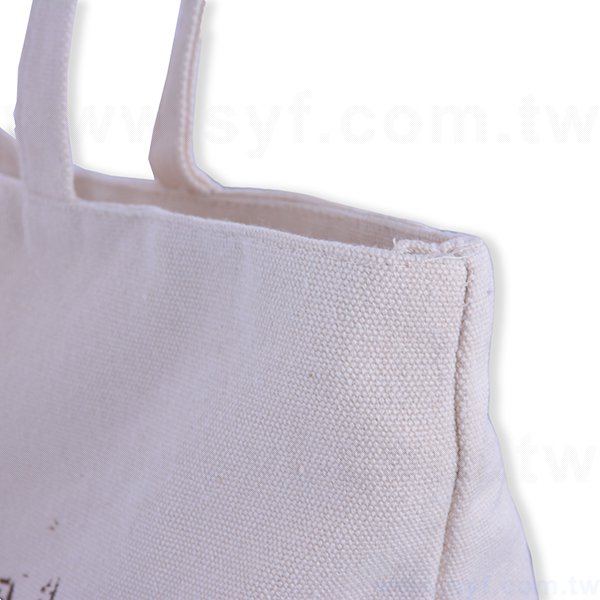 T型帆布袋-雙面三色網版印刷-帆布材質推薦帆布手提袋-批發客製化帆布包